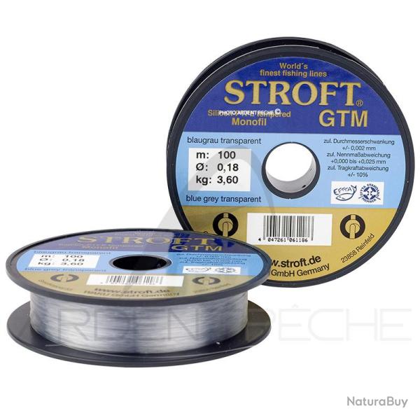 Fils nylon STROFT GTM (100m) 0,10 mm