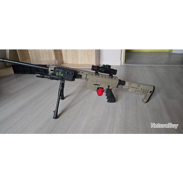 Pallas BA15 22LR Pack complet lunette + red dot + bipied - Tr�s bon �tat