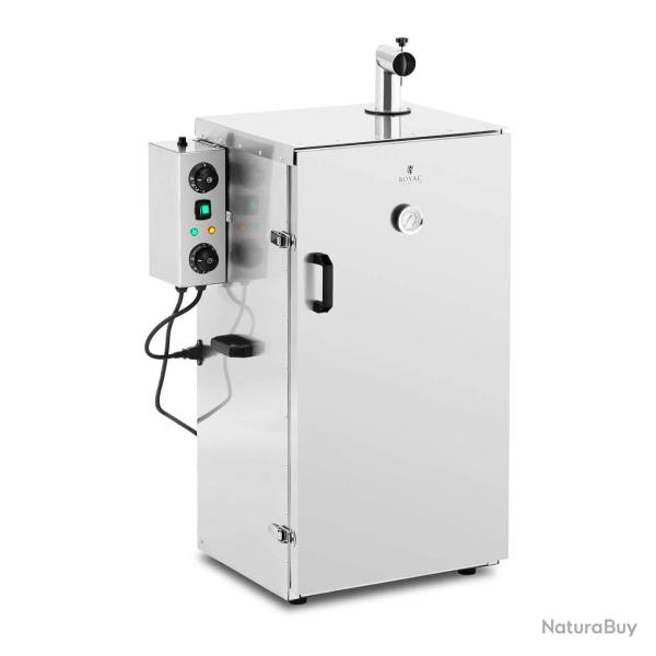 Fumoir professionnel � viande poisson chaud armoire inox volume 105 litres minuterie 0 - 120 min pu