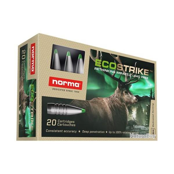 Boite de 20 cartouches Norma ecostrike cal.9.3x62 250gr 16.2G