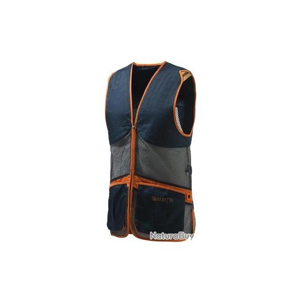 Gilet de tir Beretta full mesh bleu/gris Taille 3XL