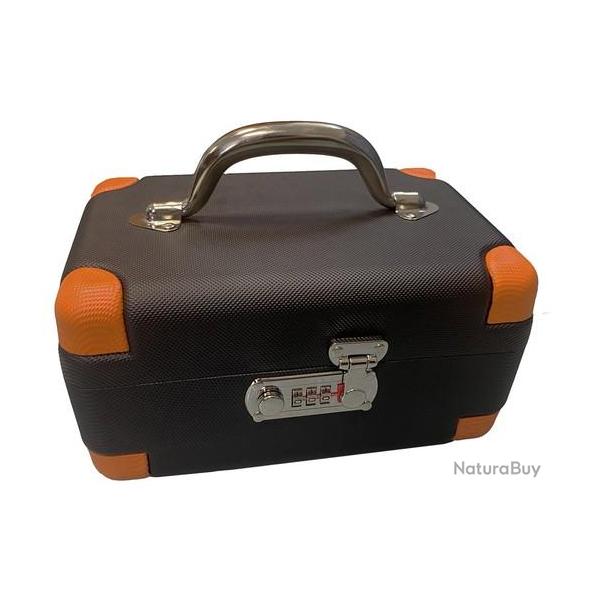 Valise � munitions Negrini mod.20100 noir/orange 24x16x13cm
