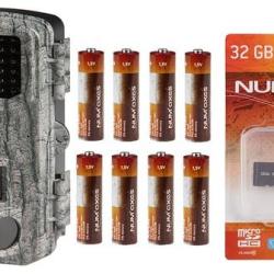 Pack pi&egrave;ge photographique Num'axes PIE1076 + 8 piles LR06 & carte micro sd-hc 32go class 10