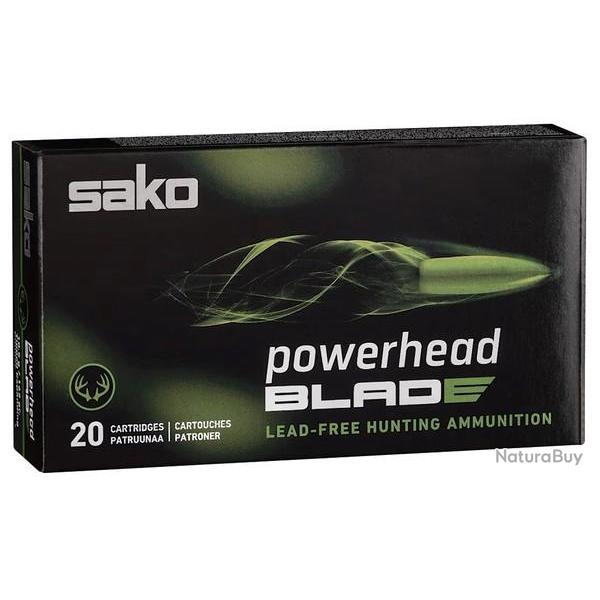 Boite de 20 cartouches Sako Powerhead blade cal.9.3x62 230 gr 14.9g