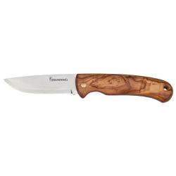 Couteau fermant Browning pocket folding manche bois d'olivier lame 8cm
