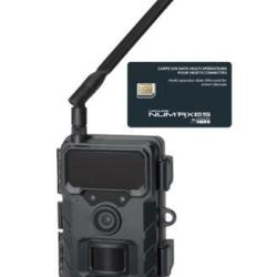 Pi&egrave;ge photographique cellualire Num'axes PIE1150 noir + carte sim multi-op&eacute;rateurs