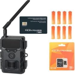 Pack pi&egrave;ge photographique cellulaire Num'axes PIE1150 noir 1 pi&egrave;ge + 8 piles + 1 carte SD 32GO + 1 c