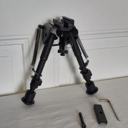 Bipied fixe 5 positions repliable de 15 &agrave; 26cm - Exp&eacute;dition sous 24 heures !!!