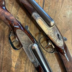 Paire de Lebeau-Courally Calibre 20/75 Canons de 70cm