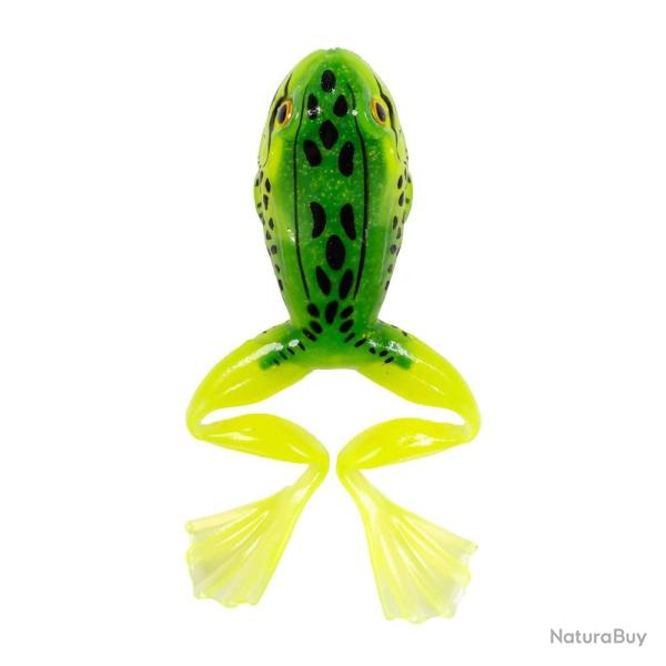 Leurre Souple Live Target Freestyle Frog 60 Par 3 6 cm Chartreuse Green