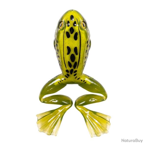 Leurre Souple Live Target Freestyle Frog 60 Par 3 6 cm Moss Yellow
