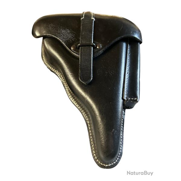 Etui holster P38 cuir WW2 reproduction