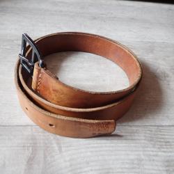 1985 Ceinture, ceinturon militaire arm&eacute;e suisse pour port de la ba&iuml;onnette Rubin / pistolet 110 cm