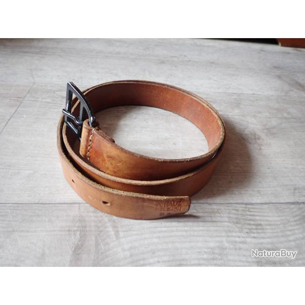 1985 Ceinture, ceinturon militaire arm�e suisse pour port de la ba�onnette Rubin / pistolet 110 cm