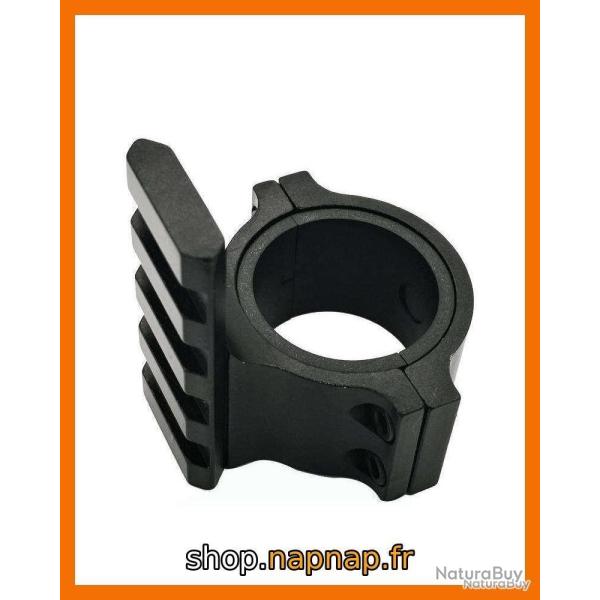 Collier de montage Picatinny aluminium pour lunette 25,4 / 30 mm - Neuf