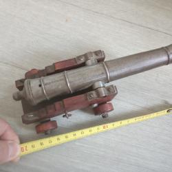 Maquette canon de marine calibre 45 poudre noire, canon r&eacute;duit, pi&egrave;ce d'artillerie, r&eacute;plique canon