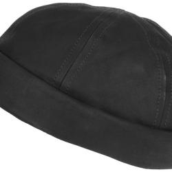 Bonnet Docker Cuir Noir Biker Koyoon Aussie Apparel Taille unique Noir