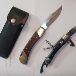 2 couteaux de camping