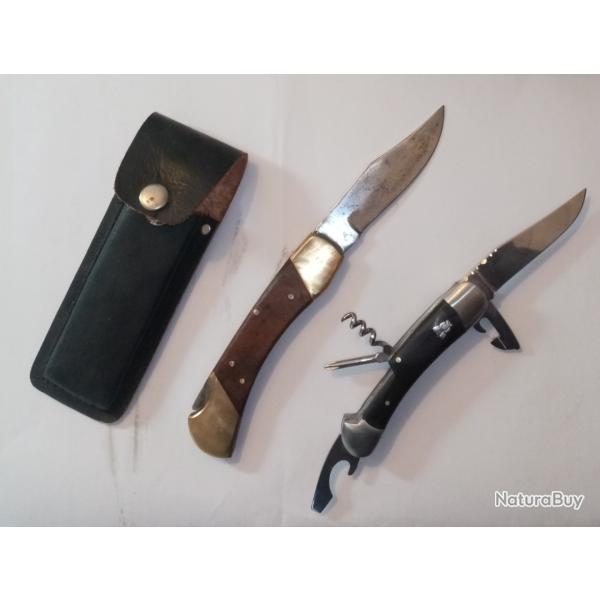 2 couteaux de camping