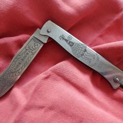 Douk-Douk Cognet enti&egrave;rement Damas (manche / lame / b&eacute;li&egrave;re)