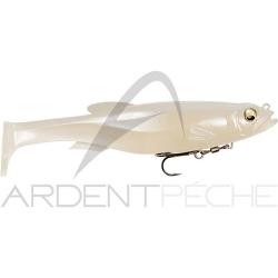 Leurre souple MEGABASS Mag draft 6 Albino Pearl shad