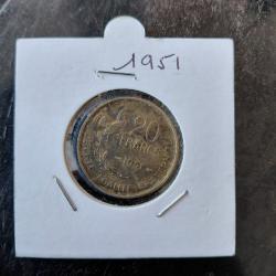 Pi&egrave;ce 20 Francs Guiraud 1951