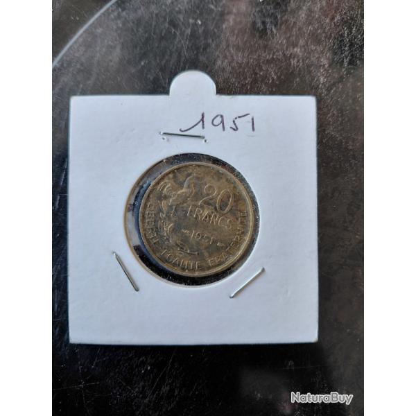 Pi�ce 20 Francs Guiraud 1951