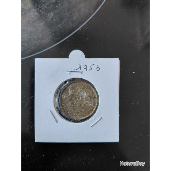 Pi�ce 20 Francs Guiraud 1953