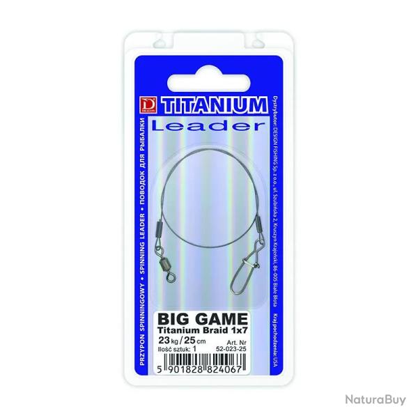 Bas de ligne DRAGON Titanium classic 1x7 5kg