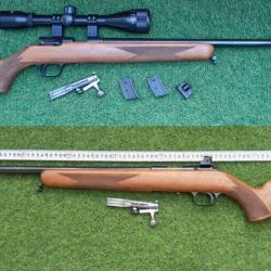 Carabine BROWNING T- BOLT cal. 22LR   &agrave;  r&eacute;armement lin&eacute;aire