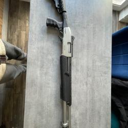 Fusil a pompe neuf ray&eacute; Armsan RS X2 marine, cal 12/76, 7+1, tactical et ressort de rappel