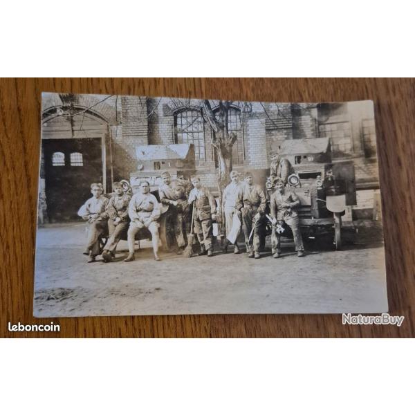 CPA PHOTO REGIMENT DANS LES ANNEES 20