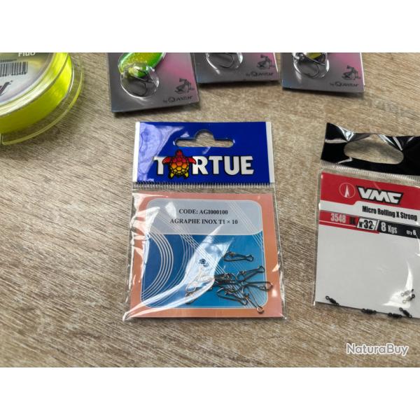 lot de 7  articles de peche neuf aux encheres promotion armurerie