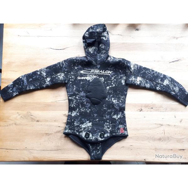 Combinaison chasse sous-marine Epsealon Shadow 5mm taille 4