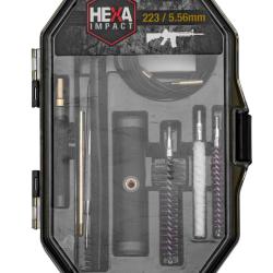 KIT DE NETTOYAGE HEXA IMPACT POUR ARMES .223 - 5.56