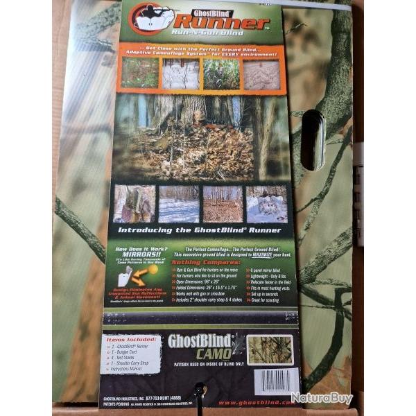 Aff�t de chasse Ghost Blind ras du sol