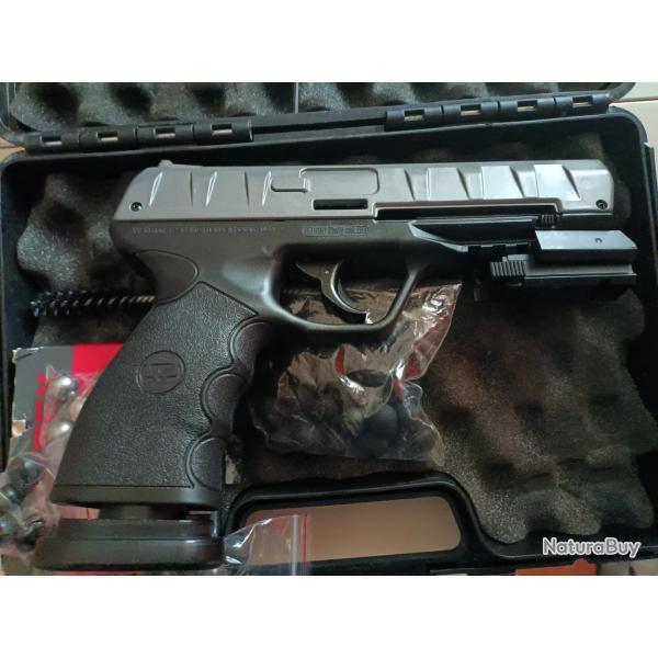 Pistolet  de d�fense BRAVO 1.5 LTL  + Laser Rouge+ Piles + Munitions + Bo�te +CO2+ GARANTIE 1 AN