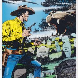 WESTERN COW BOY / TEX WILLER THE LEGEND RARE Ex LIBRIS de VILLA new COLT PEACEMAKER