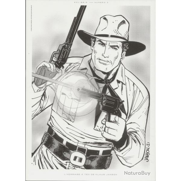TEX WILLER Legend Revolvers COLT PEACEMAKER  WESTERN ex libris WEST American COWBOY NEW