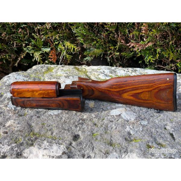 Kit bois pour AK et AKM garde main et crosse bois 2