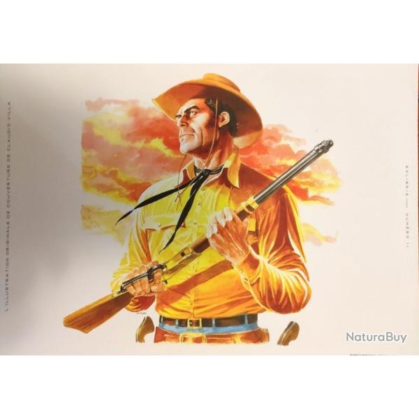 TEX WILLER  la L�gende ex libris OUEST Am�ricain COWBOY STETSON et  winchester  1866 YellowBoy