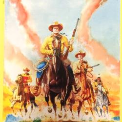 TEX WILLER  la L&eacute;gende EX libris OUEST Am&eacute;ricain COWBOY &agrave; Cheval winchester 1866 Yellowboy INTACT