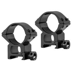 COLLIER DE MONTAGE HAUT 30MM PICATINNY - RTI OPTICS NEUF U NOIR