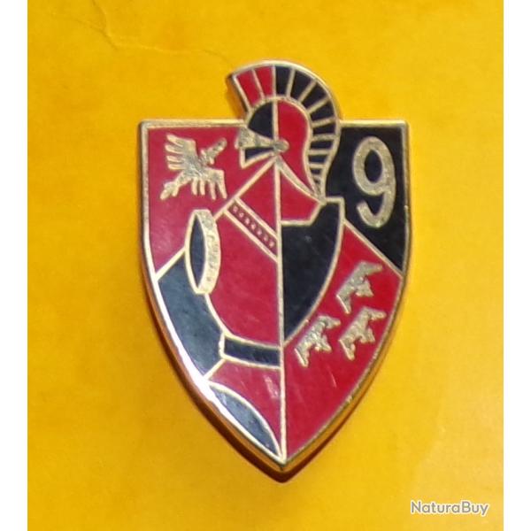 9� R�giment du G�nie, �pingle sertie, FABRICANT DRAGO NOISIEL, HOMOLOGATION 1909 ,BON ETAT VOIR PHOT