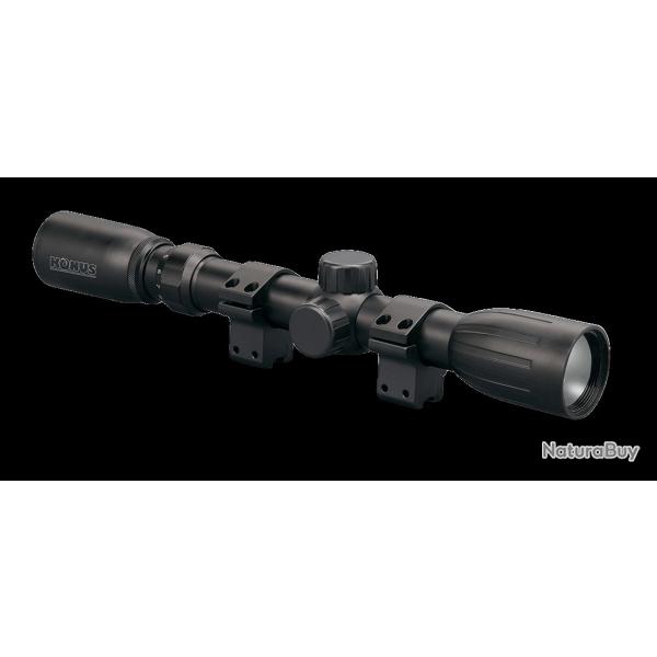 DESTOCKAGE  LUNETTE KONUS KONUSFIRE 3-9X32 RET 30/30 AVEC MONTAGE