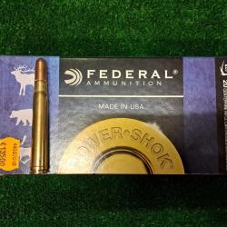 Bo&icirc;te de cartouches Federal cal. 375 H&H Magnum ogive Soft Point 300 grs