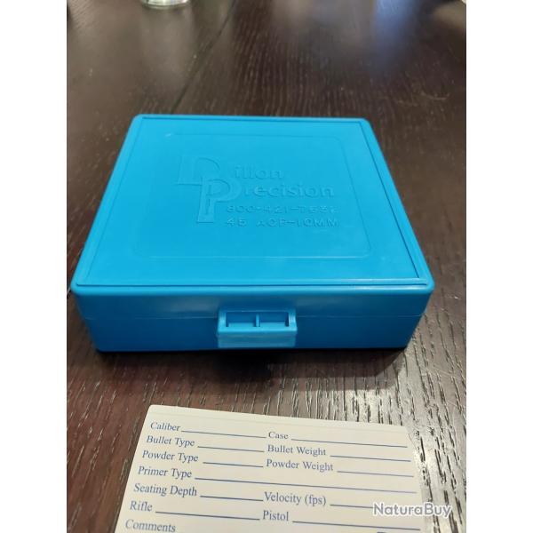 Bo�te � cartouches 45 acp / 10mm Dillon Precision x100