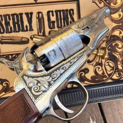 Mod&egrave;le 1860 Army "Sheriff / Thunderer" snubnose Cal. .44 - belle gravure -mod&egrave;le rare.