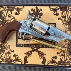 Mod&egrave;le 1860 Army "Sheriff / Thunderer" snubnose Cal. .44 - belle gravure -mod&egrave;le rare.