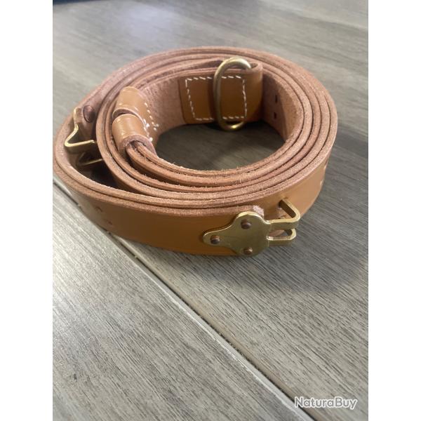 Bretelle Garand US M1 copie en cuire